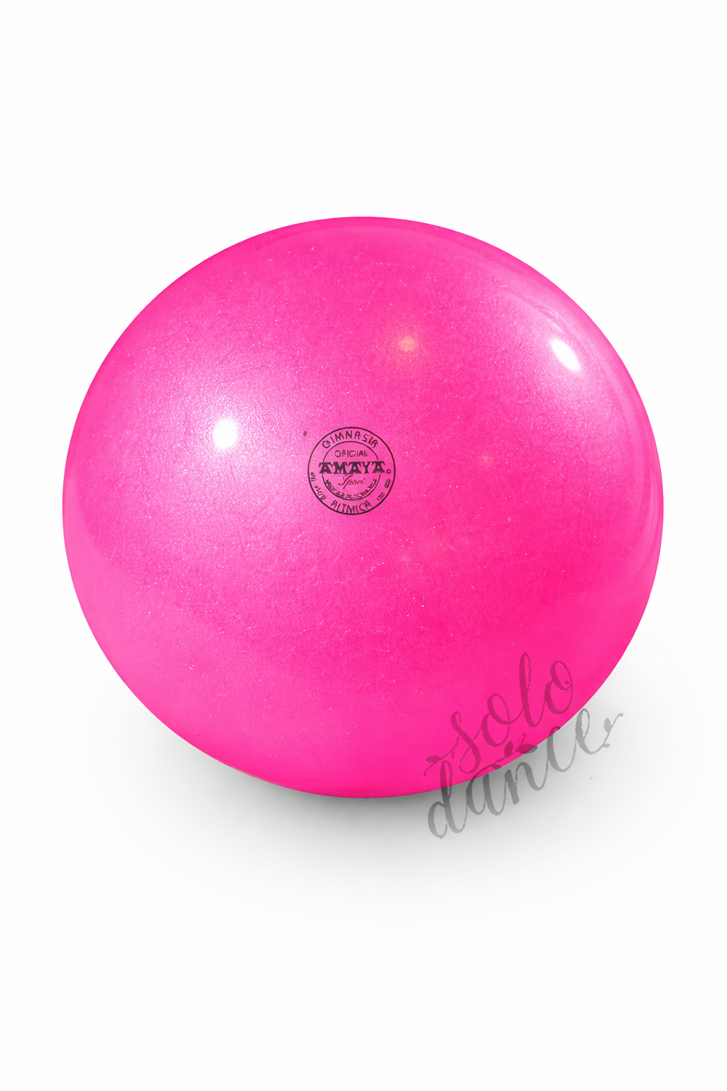 Rhythmic gymnastics ball Amaya TRAINING 35110027 neon pink 27