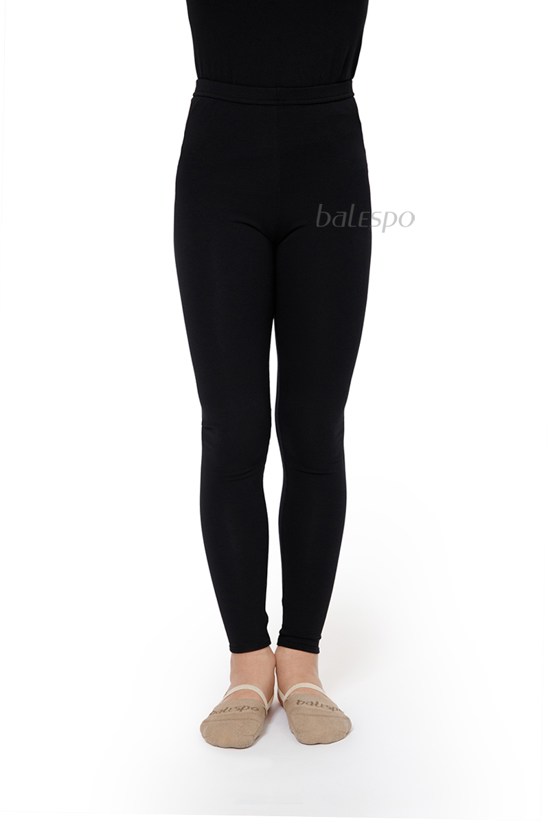 Ankle length gymnastic leggings BALESPO BC520-100 (cotton) black