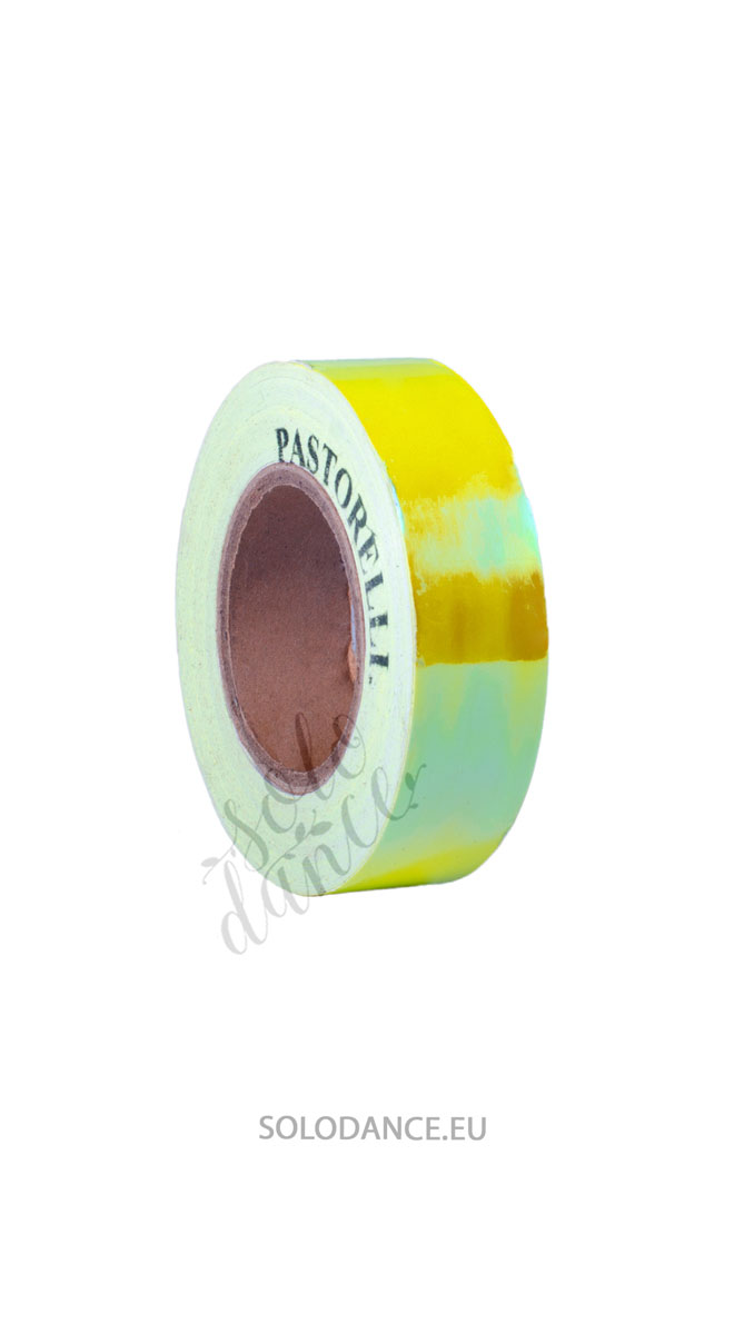 Decorating Tape for Hoops LASER Pastorelli 02478 Yellow light lighter