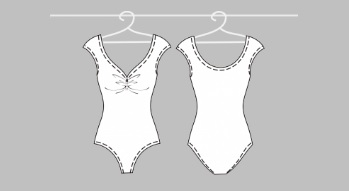 Padded Lace Leotard SOLO FD921