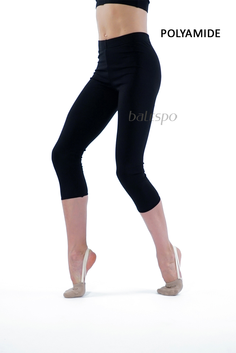 7/8-length leggings BALESPO ВС 530-200 (polyamide) black size 34 (134)