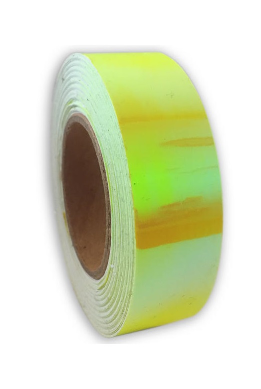 Decorating Tape for Hoops LASER Pastorelli 03874 Fluo Green/Yellow