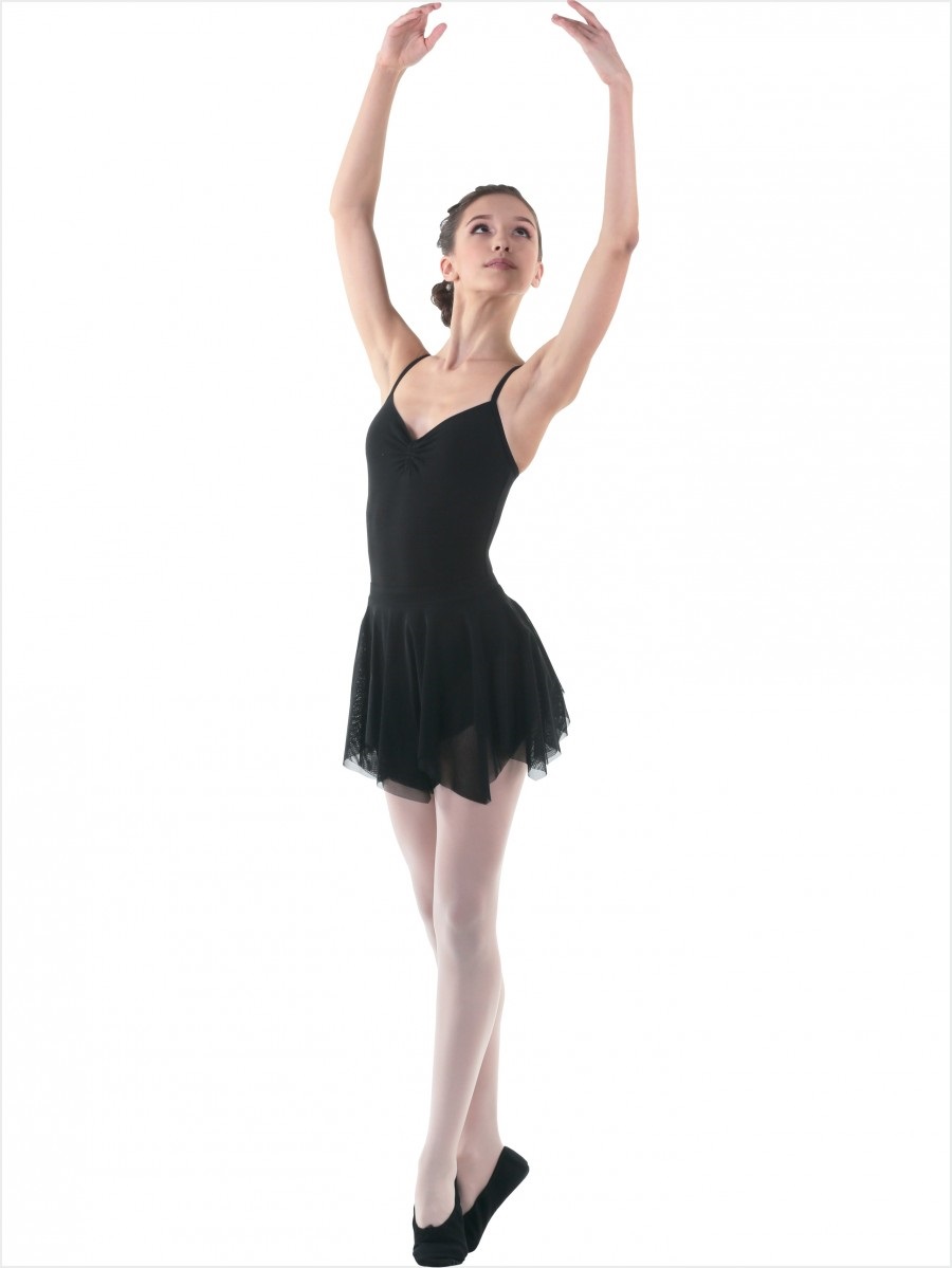 Dance skirt SOLO FD973 black size 116