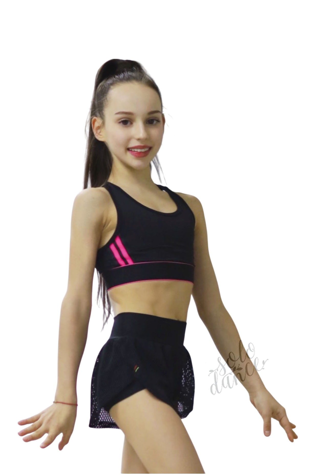 Double gymnastics shorts GRAND PRIX SILVIA size 158