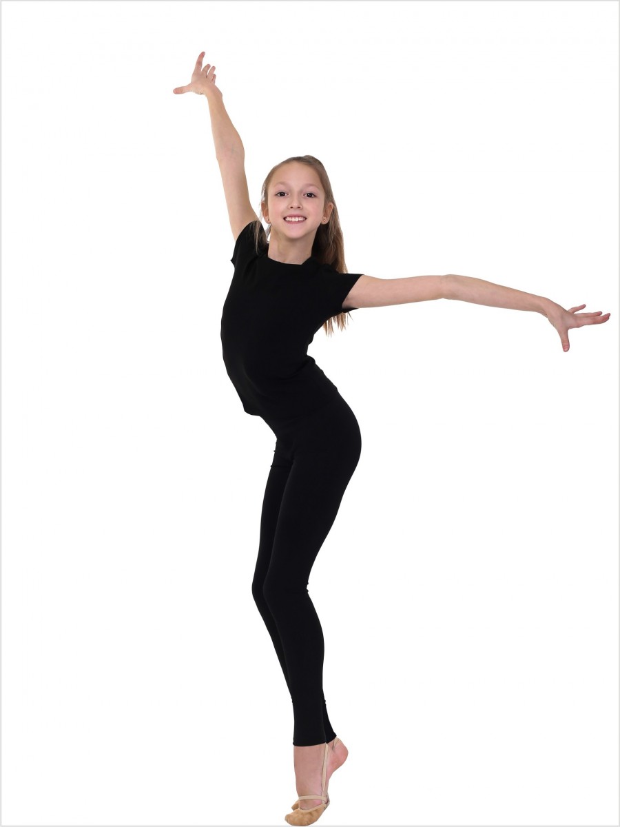 Ankle length gymnastic leggings SOLO FD700 (cotton).