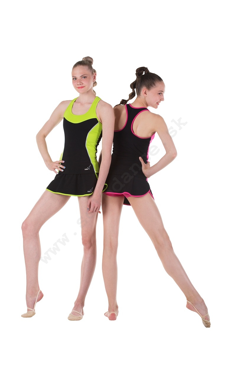 Gymnastic and tennis skirt with shorts SOLO RG 766