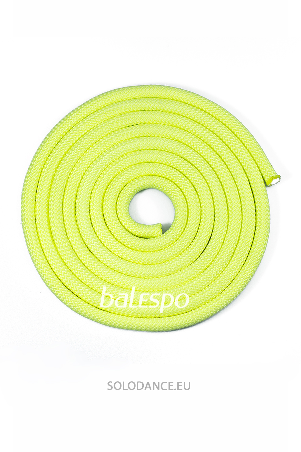 Gymnastic rope BALESPO neon yellow 2,5 m
