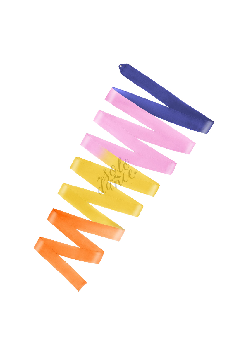 Multicolor Competition Silk Ribbon AMAYA 6 m  33023017 Blue-Pink-Yellow-Orange picture
