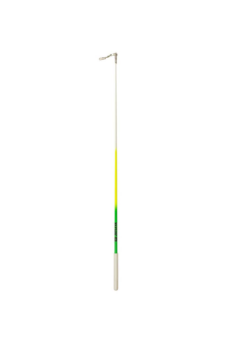 Multicolor Competition Ribbon Stick AMAYA 60 cm white-yellow-green FIG image