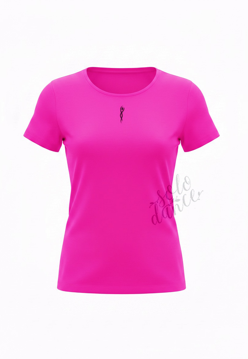 Seamless T-Shirt Venturelli (microfiber) fuchsia size XS/S