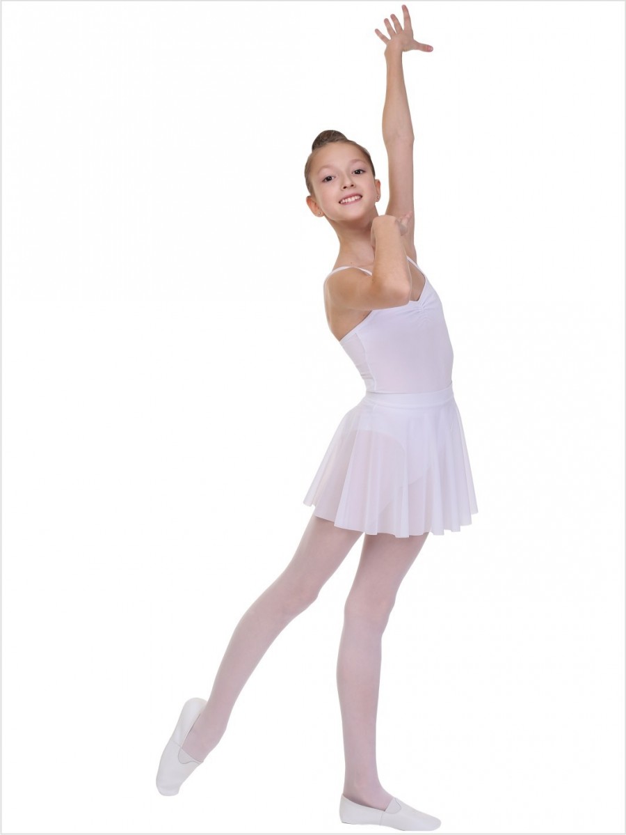 Ballet skirt SOLO FD971 white size 164/S