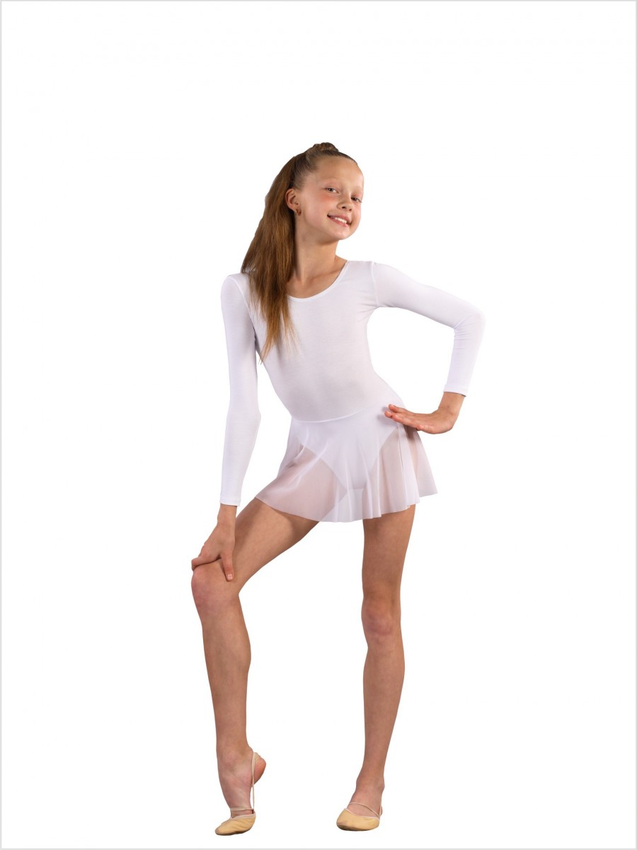 Ballet leotard with skirt SOLO FD962