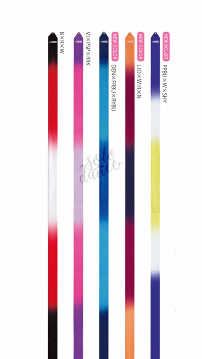 Ribbon Sasaki High-Pitch Gradation MJ-715HG F 5m DEN × FRBU × RYBU (DeepNavy×FrenchBlue×RoyalBlue) FIG image