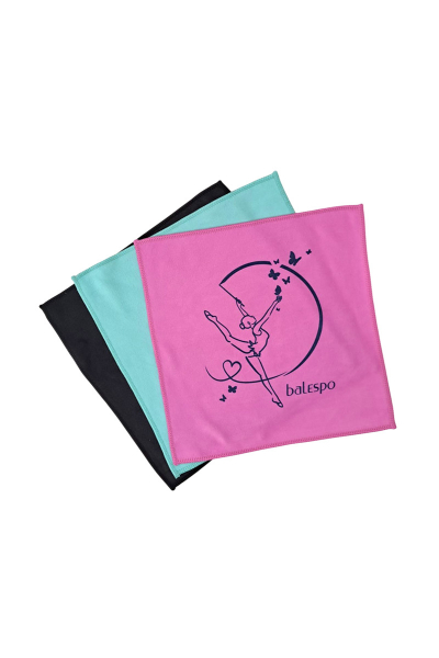 Towel for gymnastic balls BALESPO turquoise