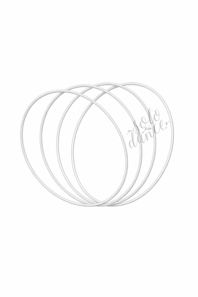 Gymnastics hoop 80 cm white