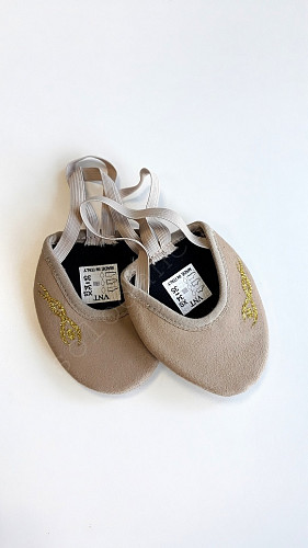 SASAKI Leather Half Shoes Rhythmic Gymnastics Dance Shoes Beige #155