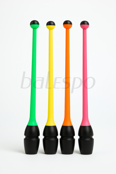 Rhythmic Gymnastics Connectable Clubs BALESPO 36 cm Yellow 1 pc. picture