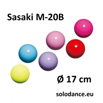 Rhythmic gymnastics ball Sasaki M-20B P 17 cm