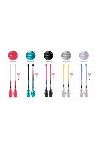 Connectable rubber clubs SASAKI Gradation M-34GH-F 44 cm PP×LIBU (Purple×LightBlue) FIG