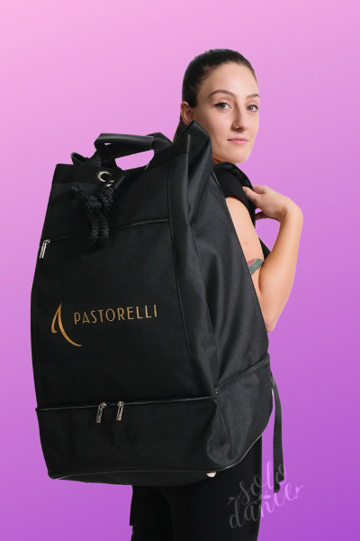 Backpack for rhythmic gymnastics PASTORELLI FLY Evolution SENIOR 02414 black