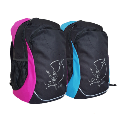 Rhythmic gymnastics backpack BALESPO black with turquoise