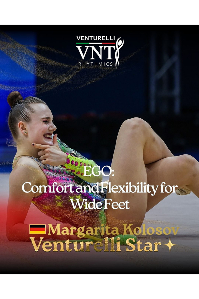 Gymnastics half-shoes textile Venturelli EGO size X (31-33)