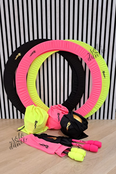 Holder for hoop Venturelli neon yellow size S