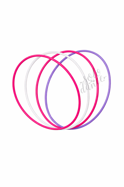 Rhythmic gymnastics hoop 70 cm white